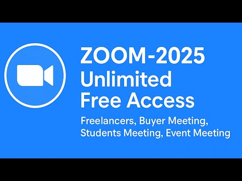 Zoom A to Z-2025 II How To Use Free Zoom II Free Zoom Meeting 2025 By Outsourcing BD Institute