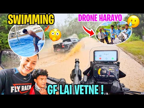 girlfriend sanga Kasari vetni Planning gardai || Drone Harayo || Full Action || MRB Vlog ||