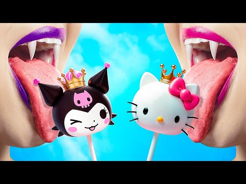 From Hello Kitty And Kuromi To Disney Princess! / One Colored Challenge!