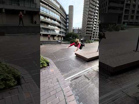 Full Send Diveroll in London! 🇬🇧🔥 #parkour