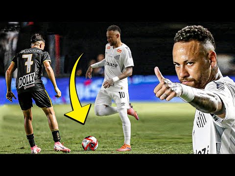 Neymar's FIRST Goal BACK at SANTOS! Emotional Victory 🔥