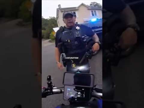 Cop Gives FALSE Information To A Biker!๐ฑ Credit:@Distracted_driving_kills