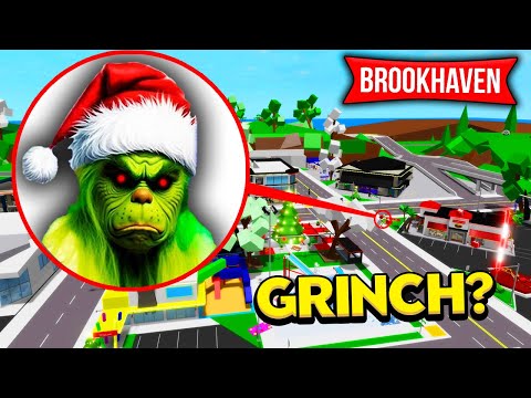 J'AI TROUVÉ LE GRINCH sur BROOKHAVEN RP! Le Film Du Grinch !