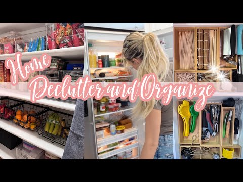 ORGANIZE AND DECLUTTER THE KITCHEN WITH ME
