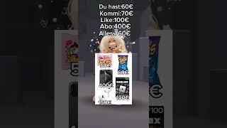 du hast 60€ was kaufst du? 💗☝🏼 || cr fy / btw SAGT ND 67 WEGEN 60€ UND 70€ 😭😭🫶🏼 #fyy #viralvideo