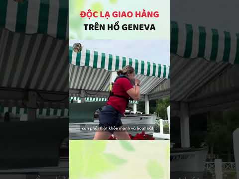 Độc lạ dịch vụ giao hàng trên hồ #sautrongtanla