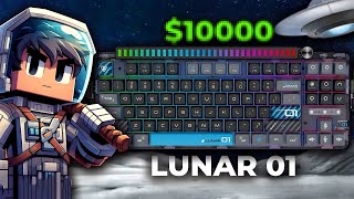 KeysMe Lunar 01 Unboxing + Minecraft Gameplay Handcam! | Epic Tech and Gaming Adventure!
