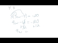 Solving Inequalities and Equations