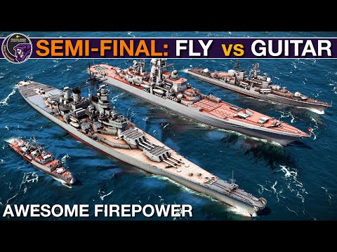 Public Tactical Fleet PvP Tournament | Semi-Final: Fly vs Guitar | Sea Power