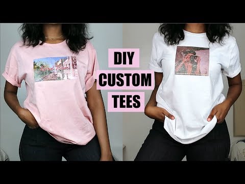 DIY Custom Print T-Shirts | NO Transfer Paper!