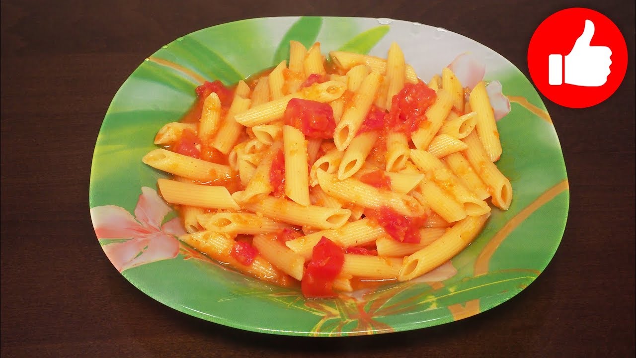 Вкусные макароны с овощной подливой в мультиварке, рецепт