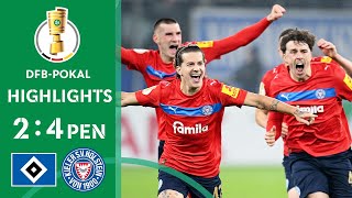 PENALTY UPSET MADNESS | Hamburger SV vs. Holstein Kiel 1-1 | Highlights | DFB-Pokal Round of 16