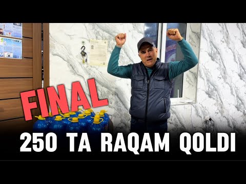 ФИНАЛ ХАКИДА. ЭНГ ОХИРГИ 250 ТА РАКАМ КОЛДИ