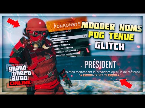 NEW SOLO GLITCH MODDER LES NOMS DES TENUES & PDG SUR FACILEMENT GTA 5 ONLINE⚡️GLITCH GTA 5 ONLINE ⭐️