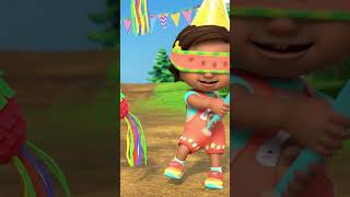 🪅 Nina's Pinata Time Song 🪅 #cocomelon #cartoons | Nina's ABCs #shorts