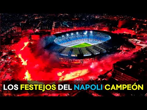 Los FESTEJOS del NAPOLI CAMPEÓN ᴴᴰ