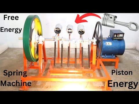 I Built a 15KW Flywheel Spring Machine and You Won't Believe the Results!