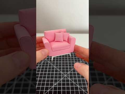 How to make miniature sofa #kendinyap #miniature #handmade #dollhouse #kendinyap #shorts