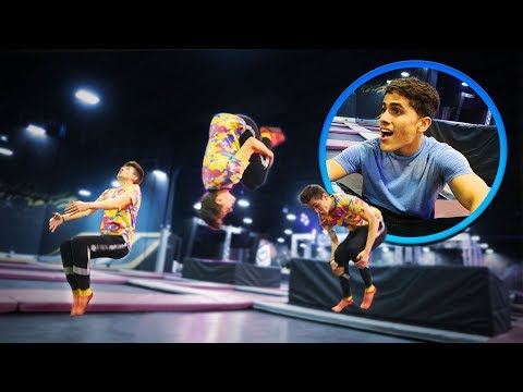 UM GRINGO ME ENSINOU A FAZER O BACKFLIP PERFEITO! *ficou impressionado*