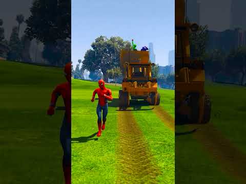 GTA 5: জন দুই স্পাইডারকে নিয়ে গেল! পাতলু কি বাঁচাতে পারবে? 🕷️🚜
