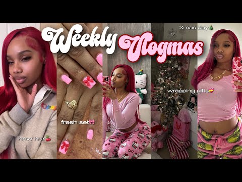 WEEKLY VLOGMAS | Winter Self Care + Shopping + Wrapping Gifts + Christmas Day + Opening Gifts + More