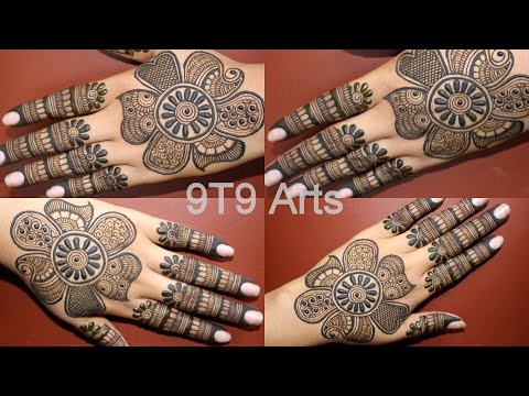 9T9 Arts mehndi | Mehndi designs | Gulf mehndi design | Navratri ke liye mehandi | Mehandi ka design