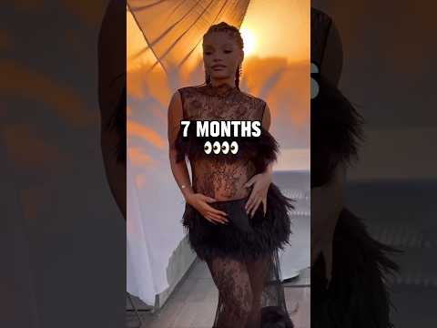 Halle Bailey Reveals Her Pregnant Belly At 7 Months ?