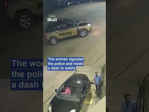 Abducted woman escapes kidnapper at gas station