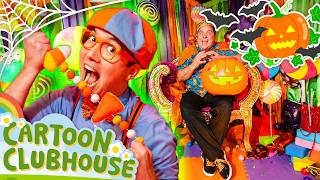 🪩 Party Like It's Halloween 🪩 | Blippi | Kids Adventure & Exploration Videos | Moonbug Kids