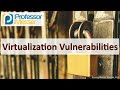 Virtual Machines and Security in Cloud Infrastructures