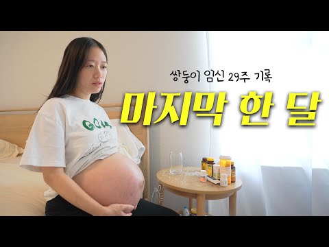 쌍둥이 29주, 출산 4주전😱, 메이슨과 막바지 데이트💕그리고..