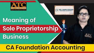 Meaning of Sole Proprietorship Business