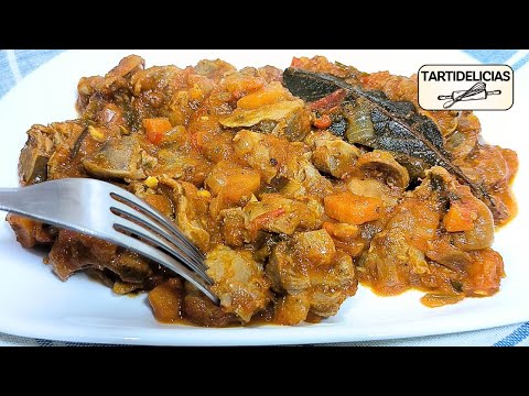 🏡👵 MOLLEJAS de POLLO en SALSA de TOMATE (Entomatá) RECETA de Mi ABUELA