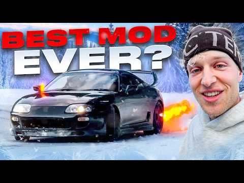 This mod turned my 1000HP SUPRA into a MONSTER! - Insane first testdrive in snow!