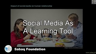 Social media as a learning tool