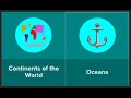Exploring Continents and Oceans
