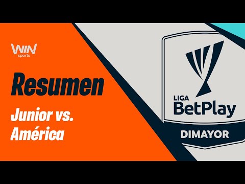 Junior vs. América (resumen y goles) | Liga BetPlay 2024-2 | Cuadrangulares - Fecha 1