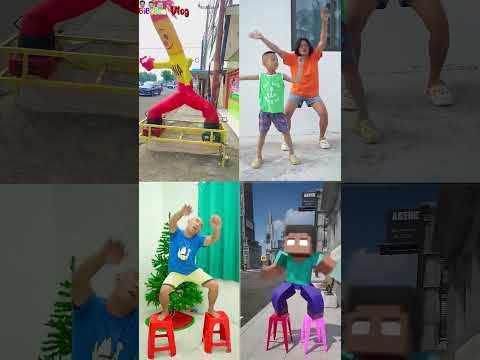 BiBoBen Vlog | Funny dance | Aram sam sam 🥳🥳🥳