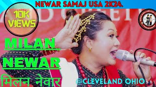 Milan Newar Performing in USA. #nepal .[NEWAR SAMAJ USA 2nd MEET & GREET 2K24 PART-03 Continues].