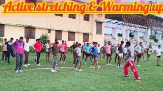 Active stretching & warming up 💪💪💪💪💪