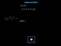 Exponent Operations and Rules
