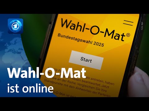 Wahl-O-Mat zur Bundestagswahl 2025 online