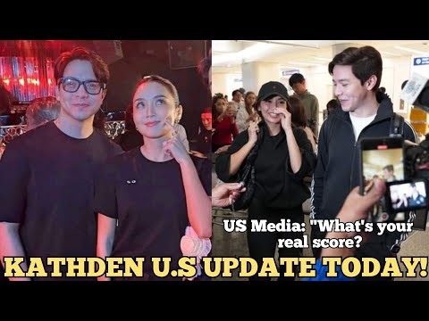 KathDen "REAL SCORE" tinanong ng Media sa U.S • KathDen Latest Update Today