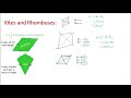 Area and Properties of Kites and Rhombuses