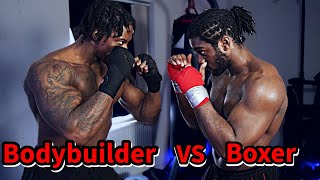 Bodybuilder Tries Boxer's Workout