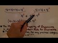 Exploring the Multiplication Property of Exponents
