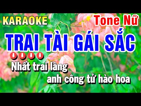 Karaoke Trai Tài Gái Sắc Nhạc Sống Tone Nữ | Huỳnh Anh