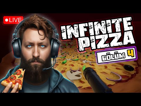 Dünya INFINITE PIZZA Oynama Rekoru! (12 Saat) Bölüm 4 | #infinitepizza Canlı Yayın | AzizWaldo