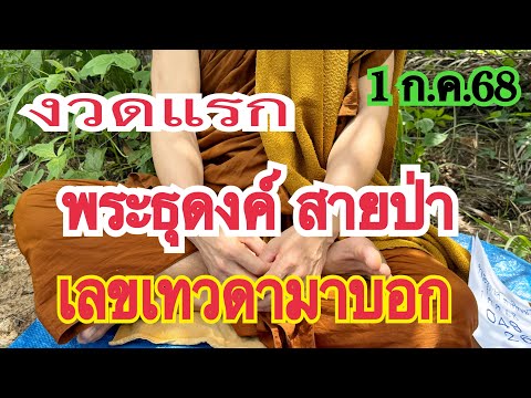 งวดแรก #พระธุดงค์สายป่า เลขเทวดามาบอก ปล่อยให้งวดแรก 1 ก.ค.68