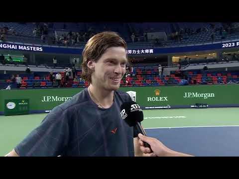 Ugo Humbert vs Andrey Rublev Post Match interview Quarter Final | ATP Sanghai Open 2023 (FULL MATCH)